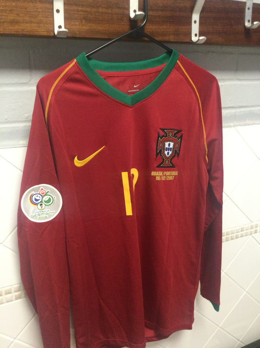 Portugal Home Shirt 2006 C.RONALDO 17 LONG SLEEVS