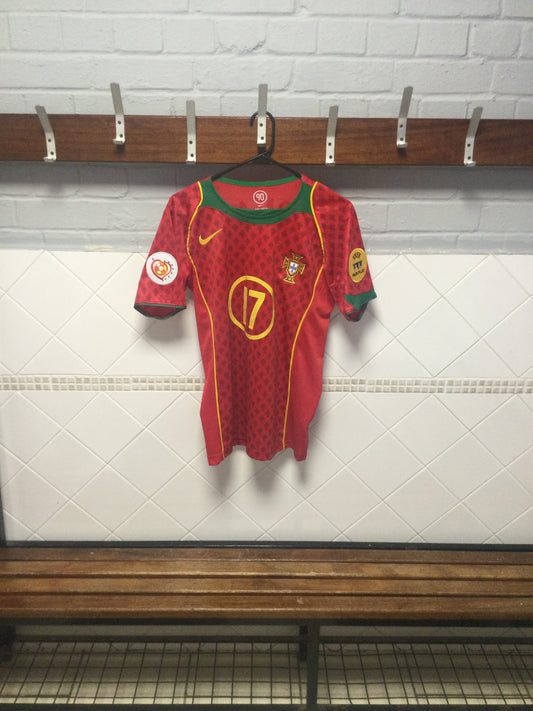 Portugal Home Shirt 2004 C.Ronaldo 17